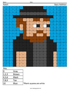 Notch- Basic Addition math facts