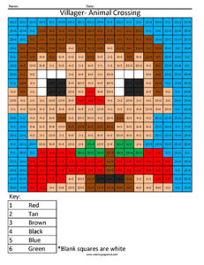 Villager- Basic Division Nintendo coloring page Animal Crossing