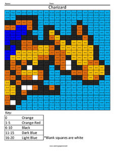 Charizard- Practice Addition Nintendo Pokemon