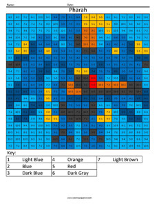 Overwatch- Pharah Subtraction coloring activity