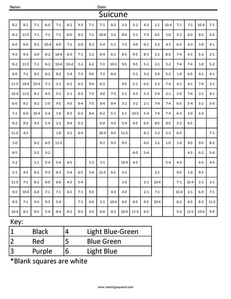 Suicune Subtraction worksheet