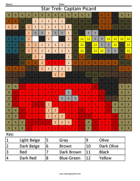 Captain Picard Coloring