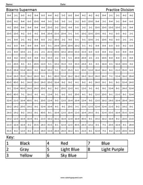 Halloween Bizarro Superman Divsion worksheet