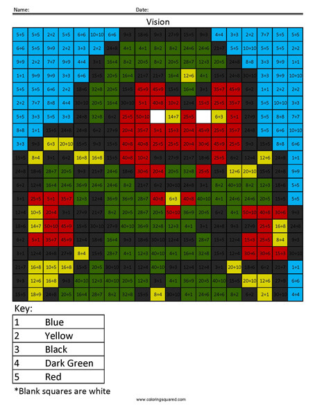 Vision Division Coloring Page