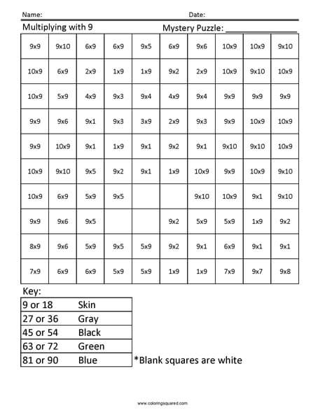 Learning Multiplication- Cool Guy 2nd Grade Math Facts