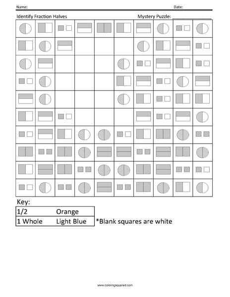 Identifying Fractions- Boat 2nd Grade Math Concepts