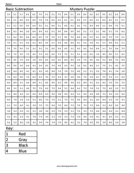 Practice Subtraction- Bike 2nd Grade Math Facts