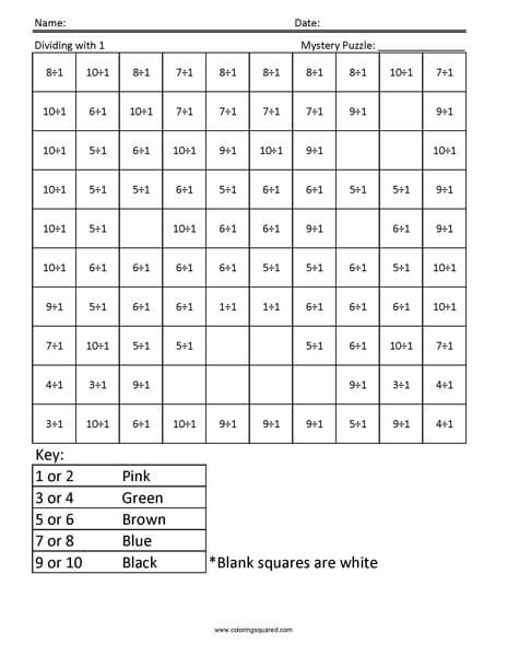 Learning Division- Cat 2nd Grade Math Facts