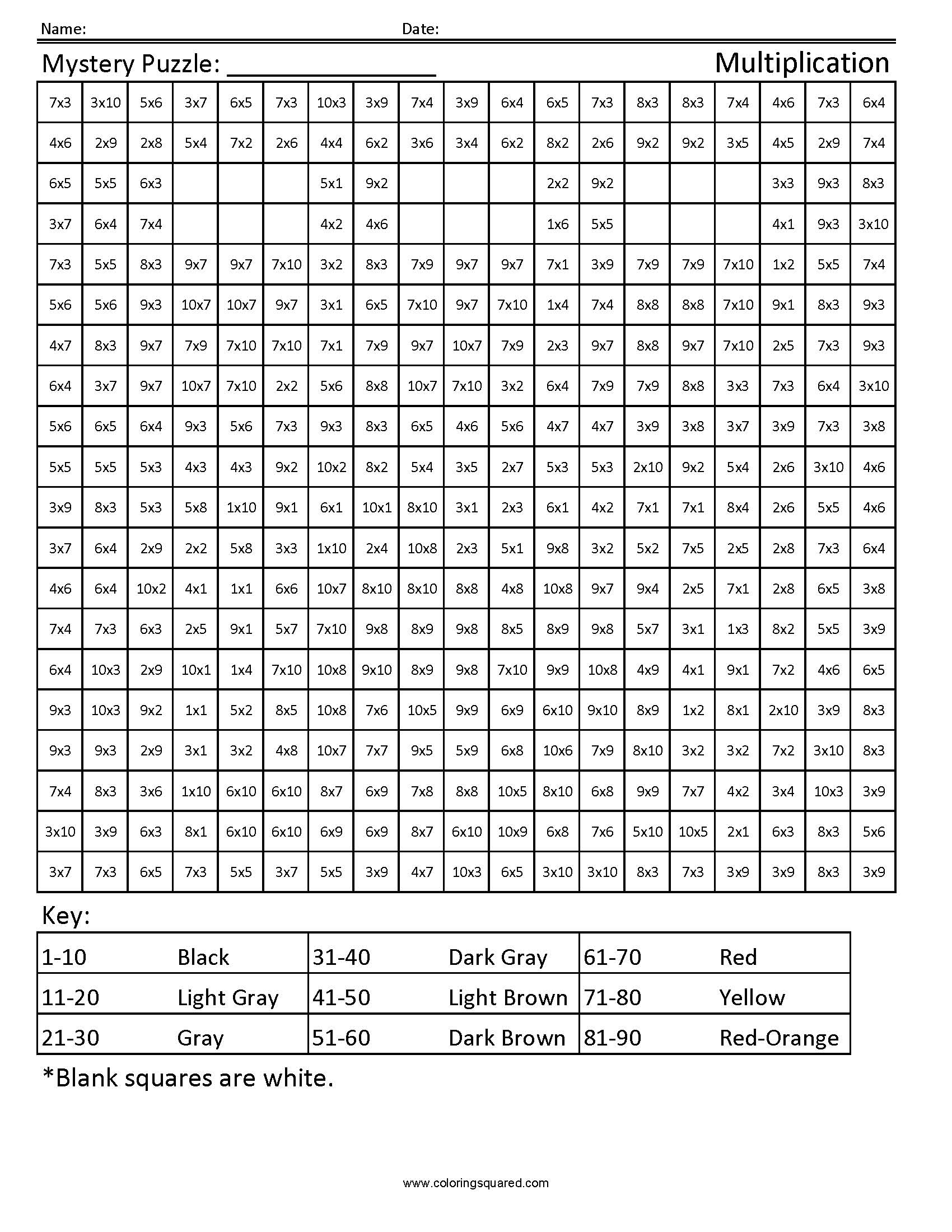 Fireplace Stocking Multiplication Coloring worksheet
